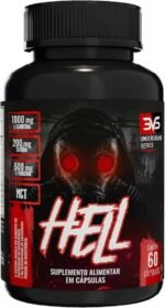 3VS Nutrition Termogênico Hell 60 Cápsulas A Combinação Perfeita De 7 Ingredientes Com Cafeína, L-carnitina, L-tirosina, Tcm, Picolinato De Cromo E Vitaminas