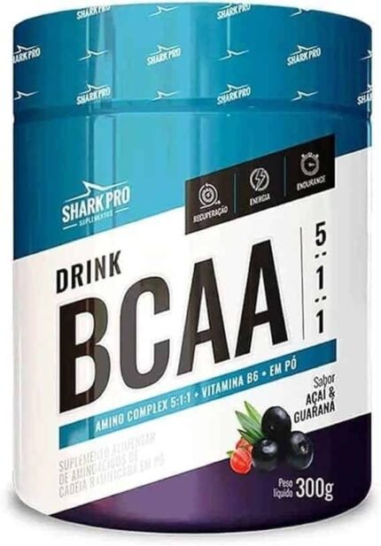 BCAA EM PÓ - BCAA DRINK 5:1:1 - SABOR AÇAI&GUARANA - 300g