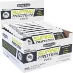 Banana Brasil Display Barra De Proteínas Coco Com Cobertura De Chocolate Branco Caixa Com 12 Unidades De 30G