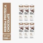 Bebida Proteica NotCo NotShake Protein Chocolate 6x250ml, 16g de Proteína, Ingredientes 100% Vegetais, Sabor Chocolate, Low Carb, Sem Lactose, Sem Açúcar Adicionado, Baixo em Gorduras, Vegetariano. - Imagem 2