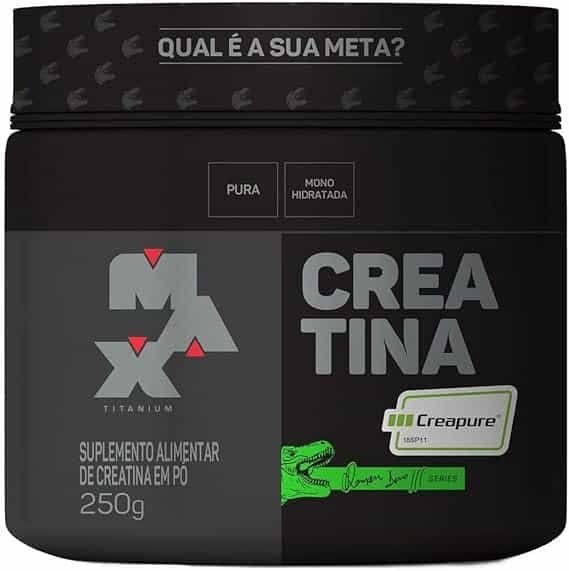 Creatina-Creapure-Ramon-Dino-250g-Unico-Max-Titanium.jpg Creatina Creapure Ramon Dino (250g), Único, Max Titanium - Imagem 1