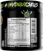 FTW Pré-Treino Diabo Verde em Pó com Cafeína, Aminoácidos Beta‑Alanina e Arginina para Treinos e Atividades Físicas - Pote 300 g (Frutas Vermelhas) - Imagem 2