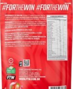 FTW Whey Concentrado com Proteína Concentrada WPC, Suplemento Alimentar em Pó com 15g de Proteína por Porção, Rico em Aminoácidos Essenciais, Sem Glúten – Refil 1KG (Morango) - Imagem 2