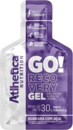 Go Energy Gel (10 Sachês) - Sabor Guaraná e Açai, Atlhetica Nutrition, Roxo - Imagem 3