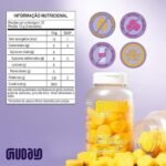 Guday Creatina Monoidratada em Gummies 60 Gomas Sabor Laranja – Suplementação Prática e Refrescante para Sua Rotina de Treinos - Imagem 2