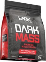 Hipercalórico Dark Mass Dark Lab, 3kg, Chocolate Branco com Morango, Ganho de Massa - Imagem 2