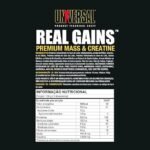 Hipercalórico Real Gains - Universal Nutrition (3Kg, Baunilha) - Imagem 2