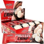 Integralmédica - Barra de Proteína Whey Protein Crisp Bar Doce de Coco - Snack Proteíco - Pré e Pós-Treino - Display com 12 Unidades