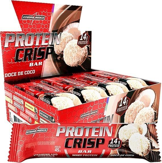 Integralmedica-Barra-de-Proteina-Whey-Protein-Crisp-Bar-Doce-de-Coco-Snack-Proteico-Pre-e-Pos-Treino-Display-com-12-Unidades.jpg Integralmédica - Barra de Proteína Whey Protein Crisp Bar Doce de Coco - Snack Proteíco - Pré e Pós-Treino - Display com 12 Unidades - Imagem 1