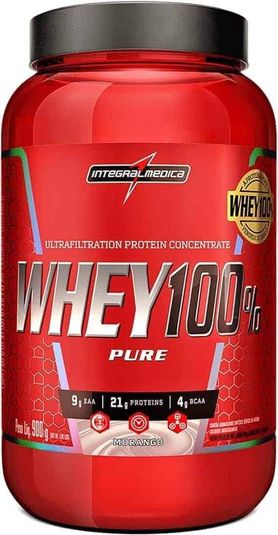 Integralmedica-Whey-Protein-Concentrado-Morango-100-Pure-21g-de-Proteina-por-Scoop-Suplementacao-Alimentar-Pos-Treino-Formula-Enriquecida-com-BCAAs-Pote-900g.jpg Integralmedica - Whey Protein Concentrado Morango 100% Pure - 21g de Proteína por Scoop, Suplementação Alimentar Pós-Treino, Fórmula Enriquecida com BCAAs - Pote 900g - Imagem 1