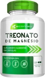 Magnesio Treonato 500mg 120 capsulas 100% Puro Ecomev