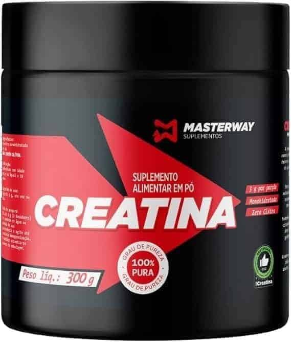 Masterway-Suplementos-Creatina-100-Pura-Pote-300g.jpg Masterway Suplementos - Creatina 100% Pura Pote 300g - Imagem 1