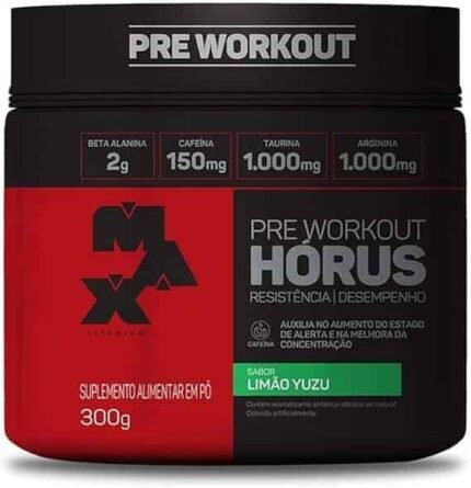 Max Titanium Horus Pote 300G Sbor Limão Yuzu