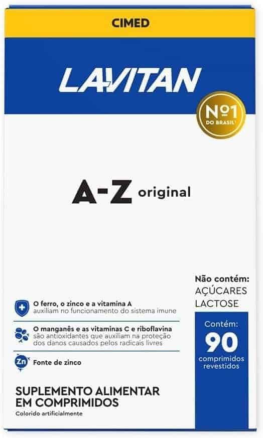 Multivitaminico-Lavitan-AZ-Original-Com-90-Comprimidos.jpg Multivitamínico Lavitan AZ Original Com 90 Comprimidos - Imagem 1