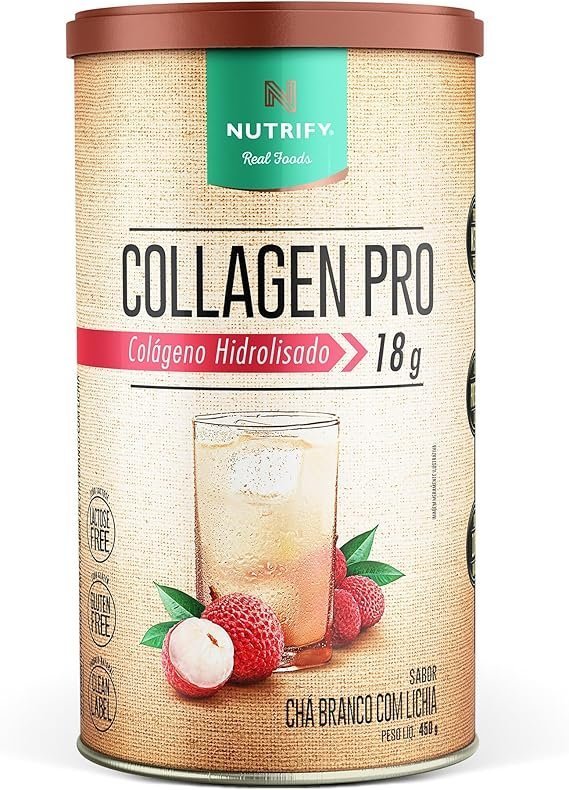 Nutrify-Colageno-Collagen-Pro-450g-Cha-Branco-com-Lichia.jpg Nutrify - Colágeno Collagen Pro - 450g - Chá Branco com Lichia - Imagem 1