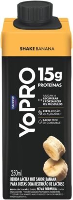 Pack YoPRO Bebida Láctea UHT Banana 15g de Proteínas 250ml - 24 Unidades - Imagem 3
