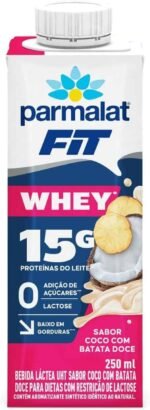 Parmalat Fit Bebida Proteica Coco com Batata Doce 15g de Proteína 250mL – 18 Unidades - Imagem 2