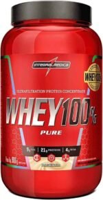 Proteína Concentrada IntegralmedicaWhey 100% Pure Baunilha 900g Pote