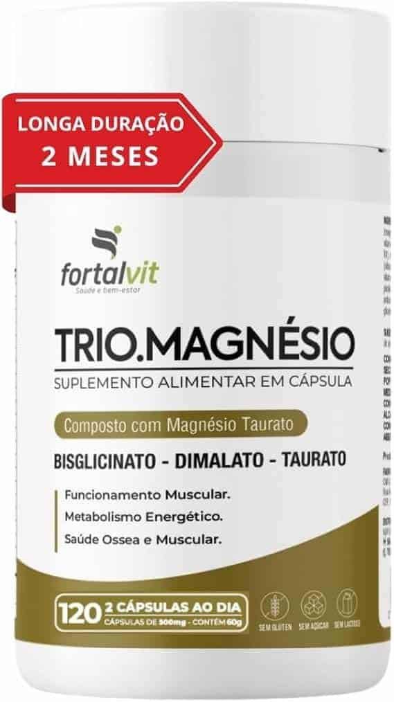 TRIO.MAGNESIO-Longa-Duracao-2-Meses-de-Uso-Bisglicinato-Dimalato-Taurato-260mg-Alta-Concentracao120-Capsulas-Fortalvit.jpg TRIO.MAGNÉSIO - Longa Duração 2 Meses de Uso, Bisglicinato - Dimalato - Taurato, 260mg Alta Concentração,120 Cápsulas, Fortalvit - Imagem 1