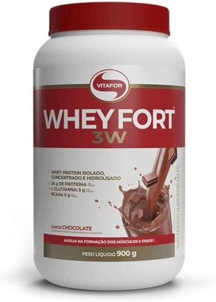 Vitafor - Whey Fort 3W - 900g - Chocolate