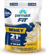 Whey Protein Concentrado Baunilha Parmalat Fit 450g