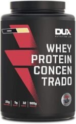 Whey Protein Concentrado Coco Pote 900g – Contribui para o Ganho Muscular Hipertrofia – Dux Human Health