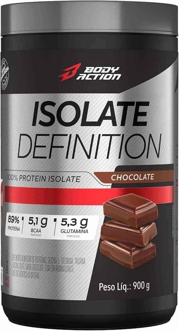 Whey-Protein-Isolado-Isolate-Definition-900g-Sabor-Chocolate-Bodyaction.jpg Whey Protein Isolado Isolate Definition 900g Sabor Chocolate Bodyaction - Imagem 1